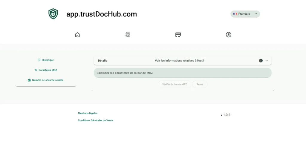 API identité outil caractères MRZ trustdochub.com API identité outil caractères MRZ trustdochub.com